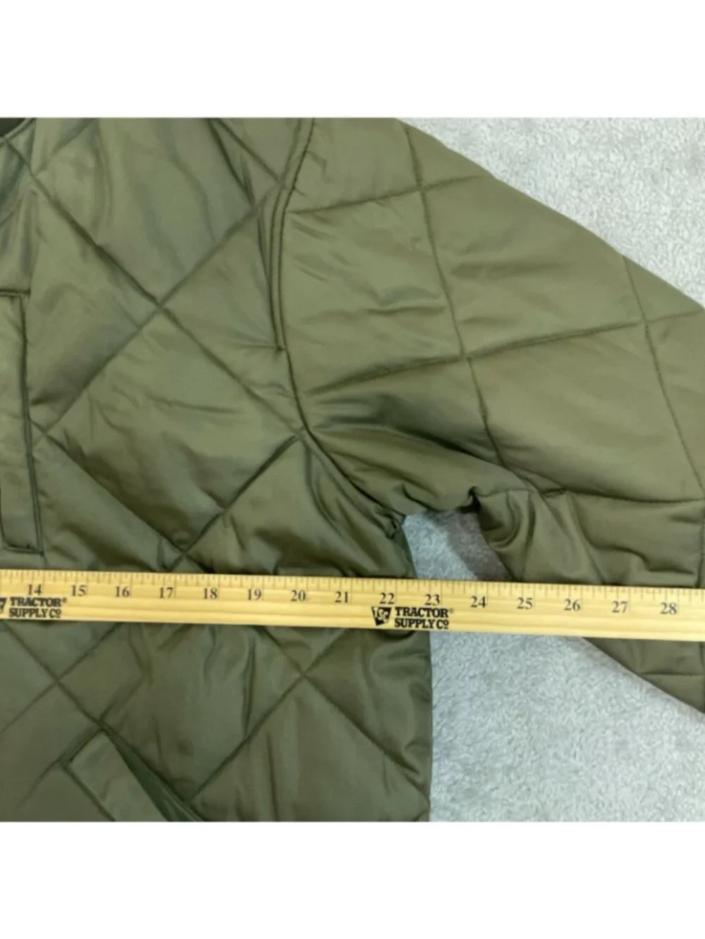 NWT Banana Republic Men's M Quilted Bomber Jacket Olive Green Polyester